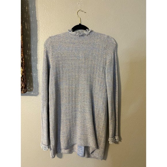 J McLaughlin Fringe Long Nan Cardigan Sweater XS Extra Small $199 - Picture 9 of 9